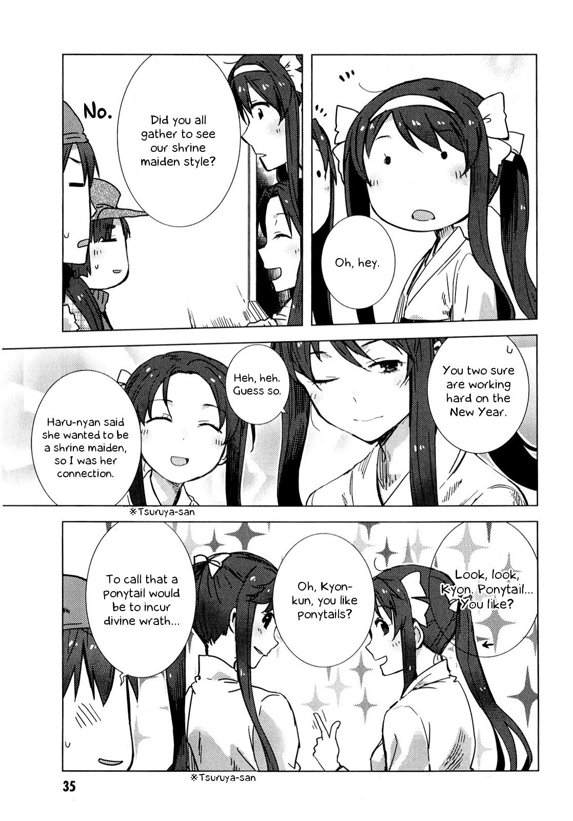 Nagato Yuki-chan no Shoushitsu Chapter 59 page 6 - Chapter 59: Epilogue 59 - Fortune Slips