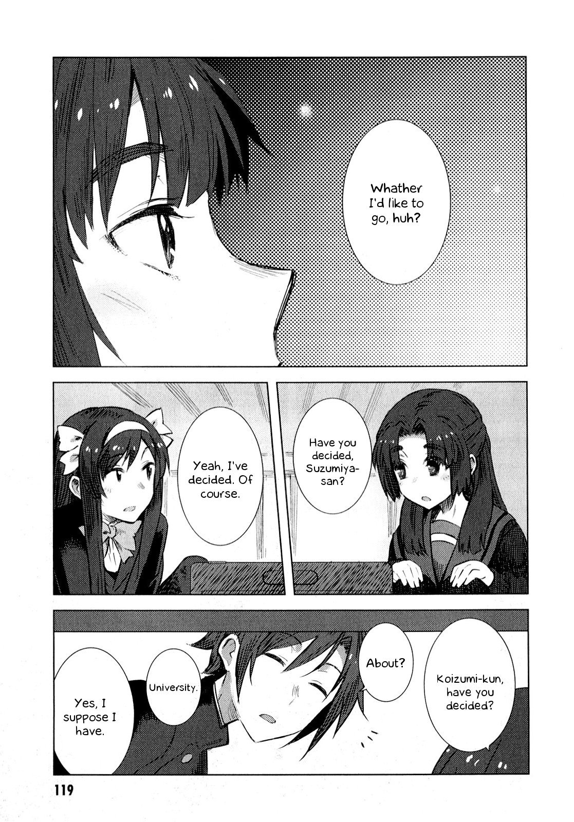 Nagato Yuki-chan no Shoushitsu Chapter 62 page 21 - Chapter 62: Epilogue 62 - During Club Activities