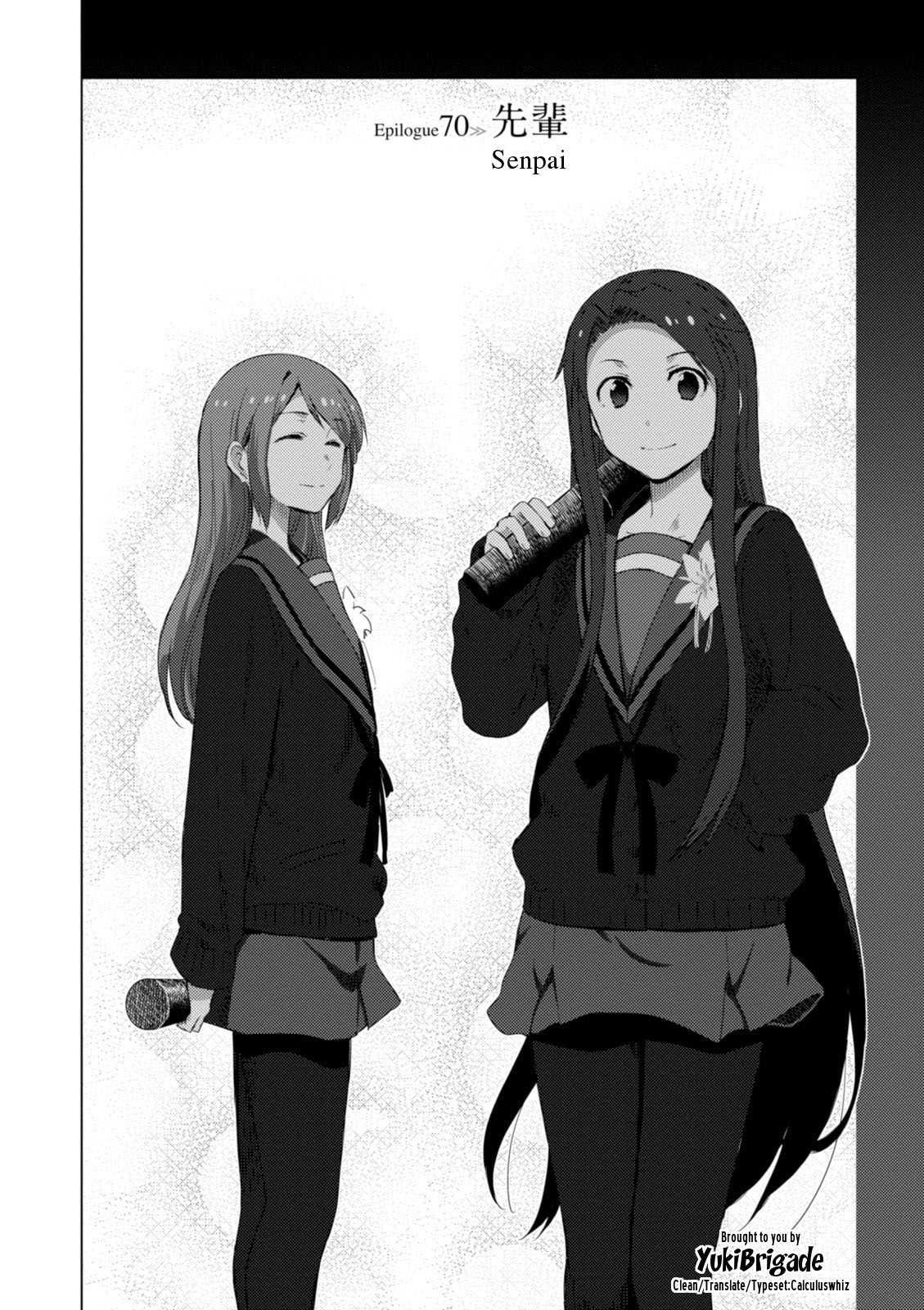 Nagato Yuki-chan no Shoushitsu Chapter 70 page 3 - Chapter 70: Epilogue 70 - Senpai