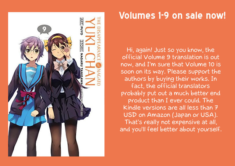 Nagato Yuki-chan no Shoushitsu Chapter 75 page 1 - Chapter 75: Epilogue 75 - The Vanishing of Asakura Ryouko V