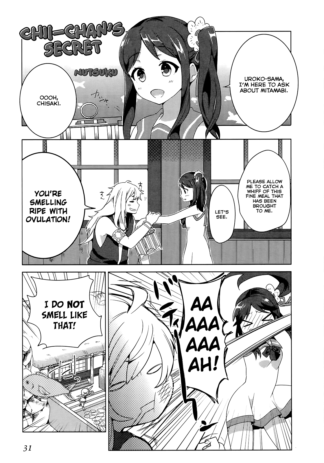 Nagi no Asukara Chapter 4.2 page 1 - Chapter 4 v2 : Chii-chan's Secret