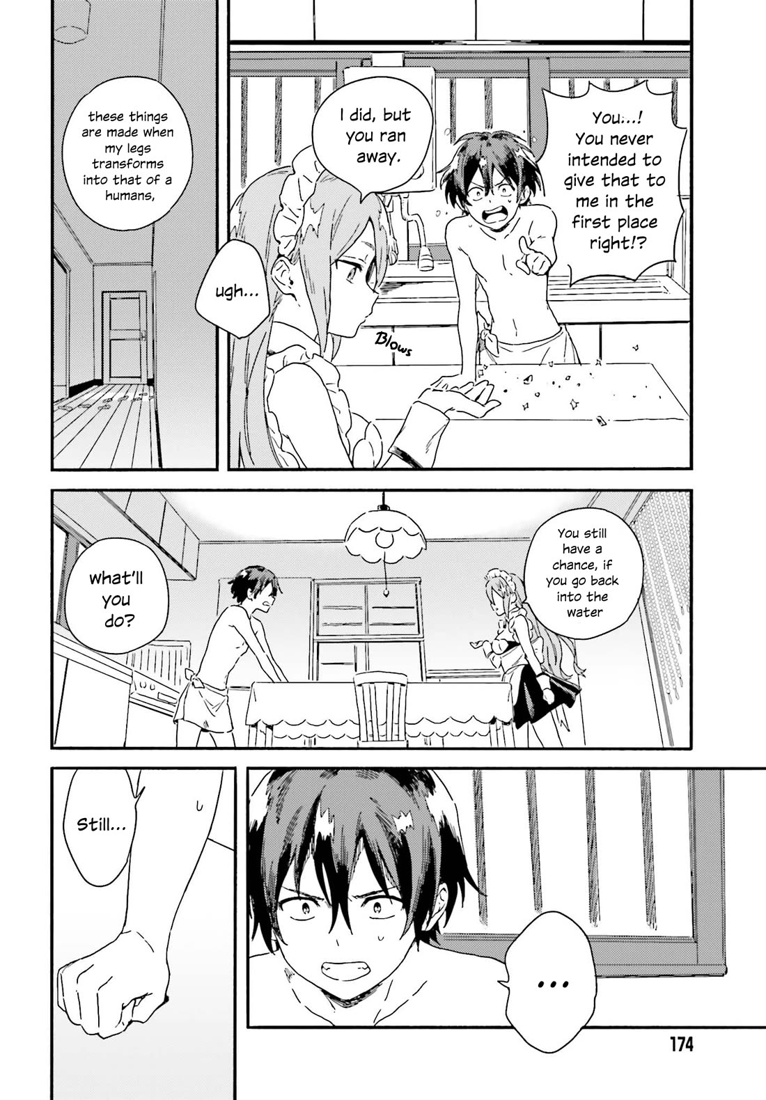 Nagisa no Shark Maid Chapter 2 page 12 - Chapter 2: A bath and a Kiss