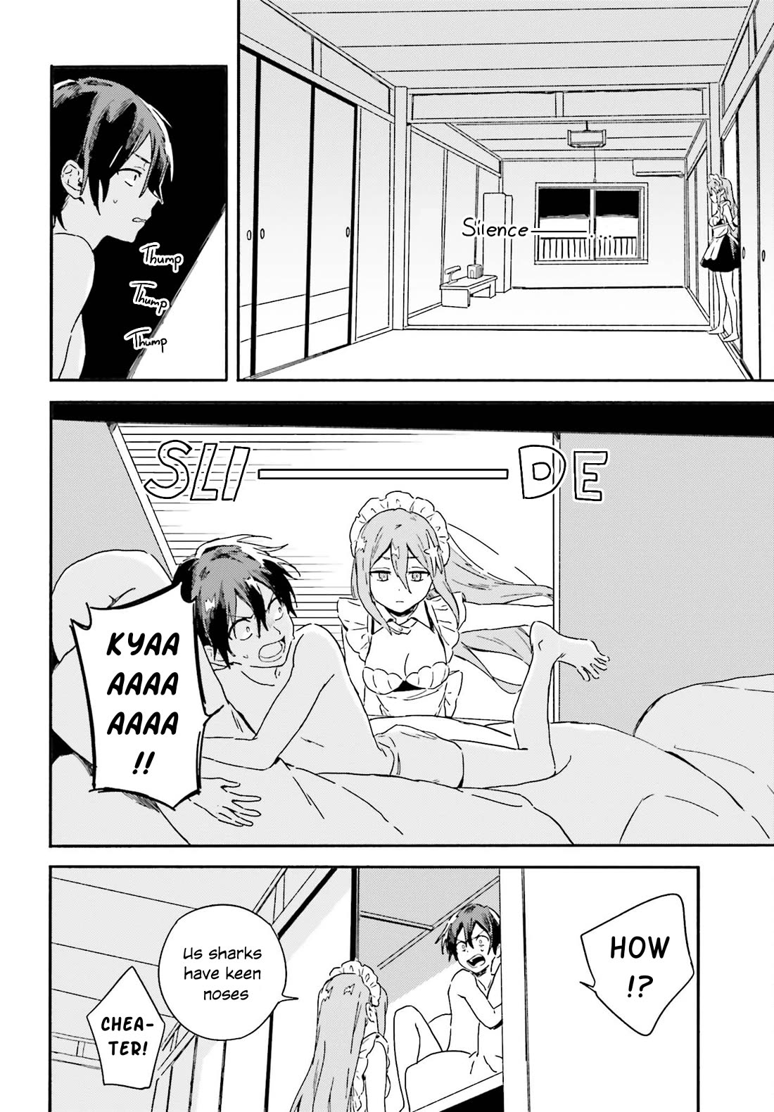 Nagisa no Shark Maid Chapter 2 page 14 - Chapter 2: A bath and a Kiss