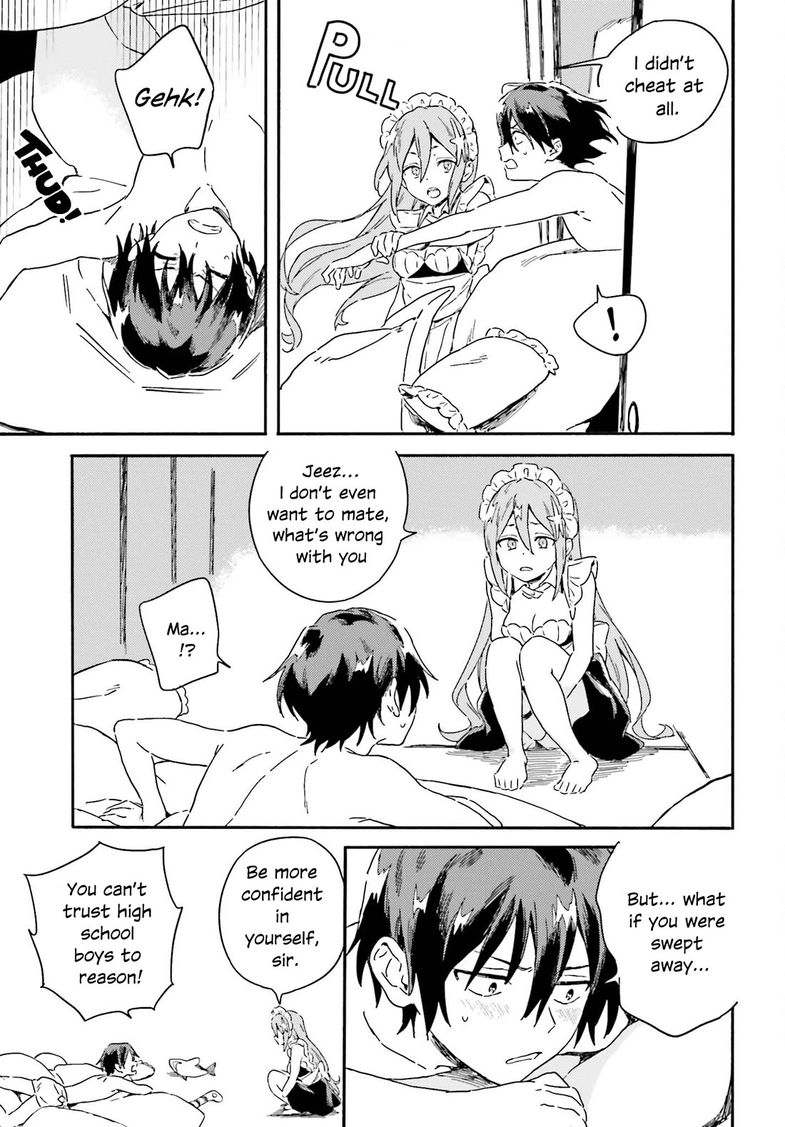 Nagisa no Shark Maid Chapter 2 page 15 - Chapter 2: A bath and a Kiss