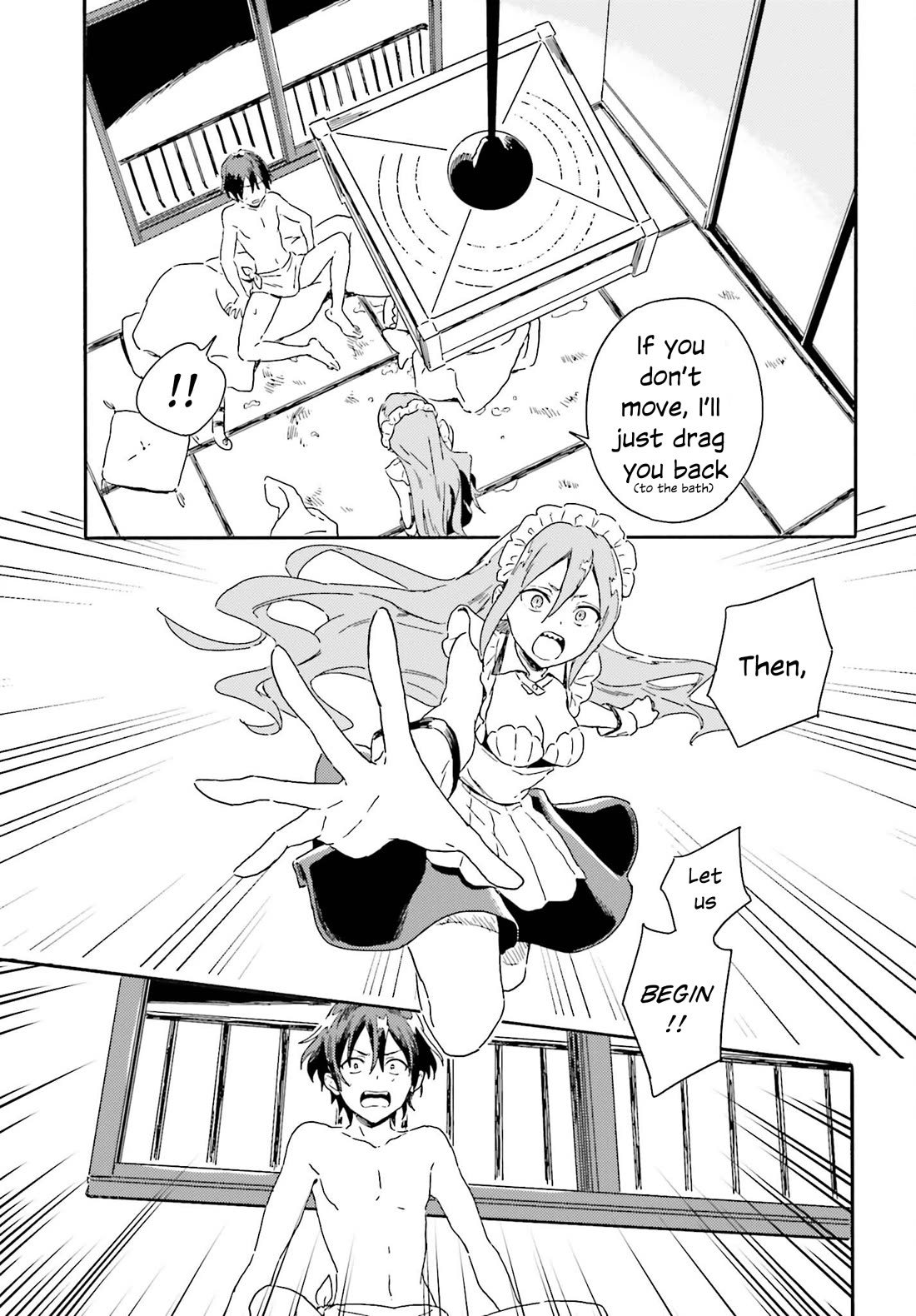 Nagisa no Shark Maid Chapter 2 page 17 - Chapter 2: A bath and a Kiss