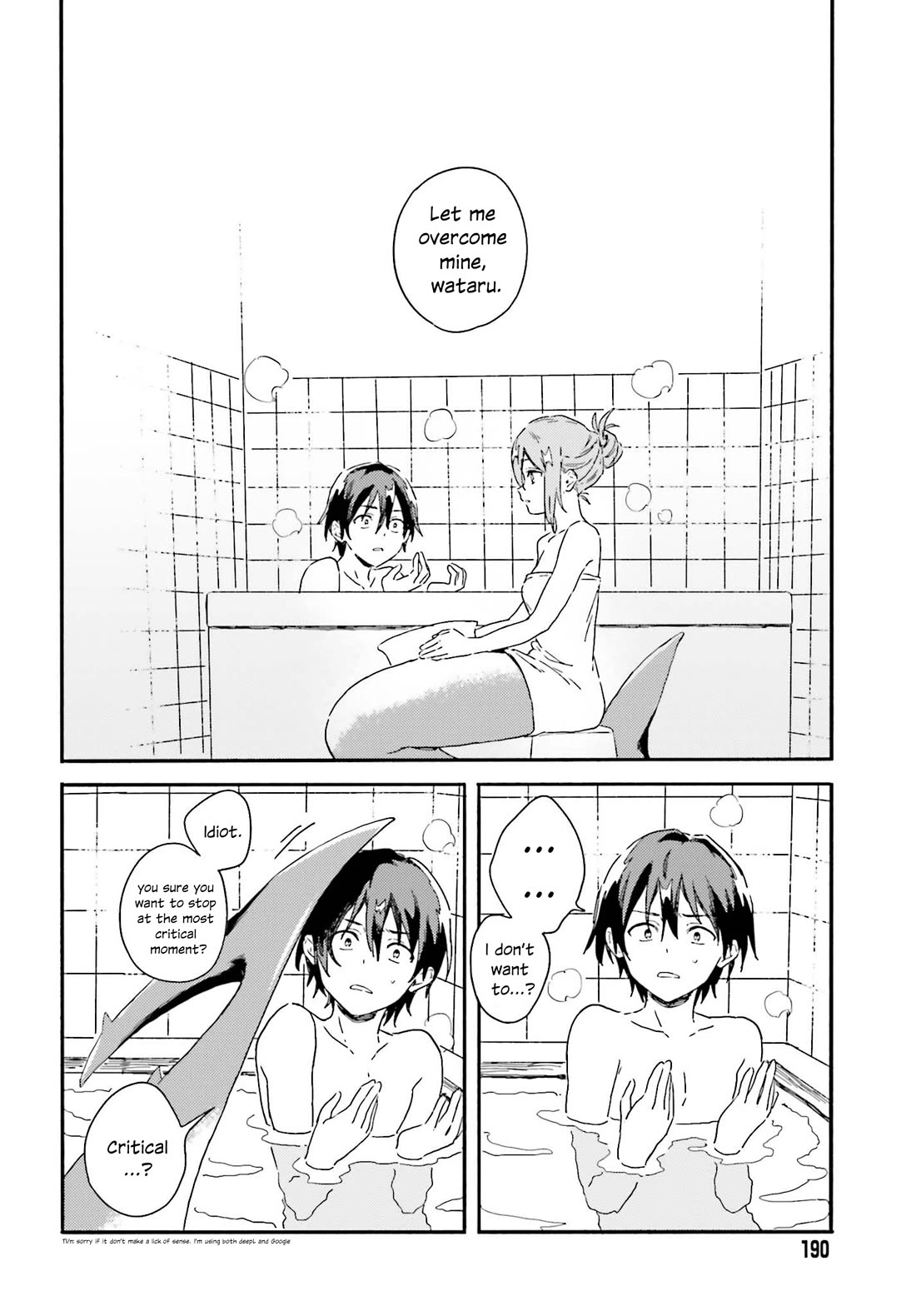 Nagisa no Shark Maid Chapter 2 page 28 - Chapter 2: A bath and a Kiss