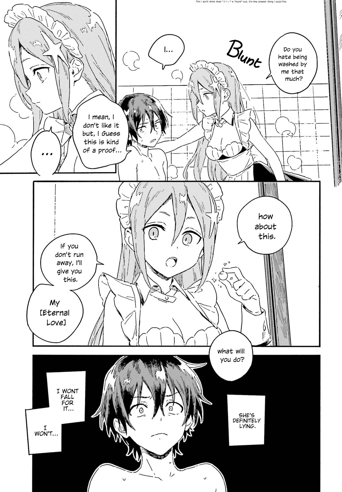 Nagisa no Shark Maid Chapter 2 page 7 - Chapter 2: A bath and a Kiss