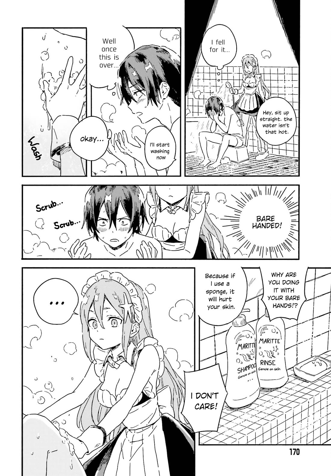 Nagisa no Shark Maid Chapter 2 page 8 - Chapter 2: A bath and a Kiss