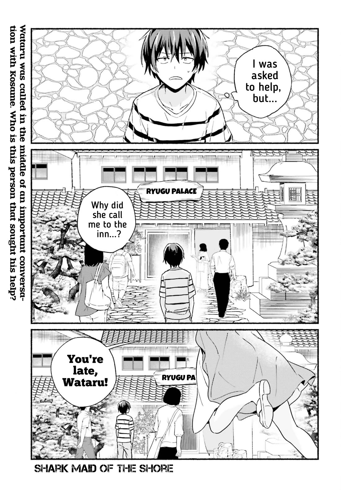 Nagisa no Shark Maid Chapter 5 page 1 - Chapter 5: Wataru and Otome