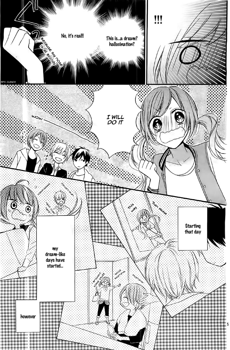 Naisho ja Tarinai yo Chapter 2 page 6 - Chapter 2: Moshimo Oshimen ni Gohoushi Dekitara