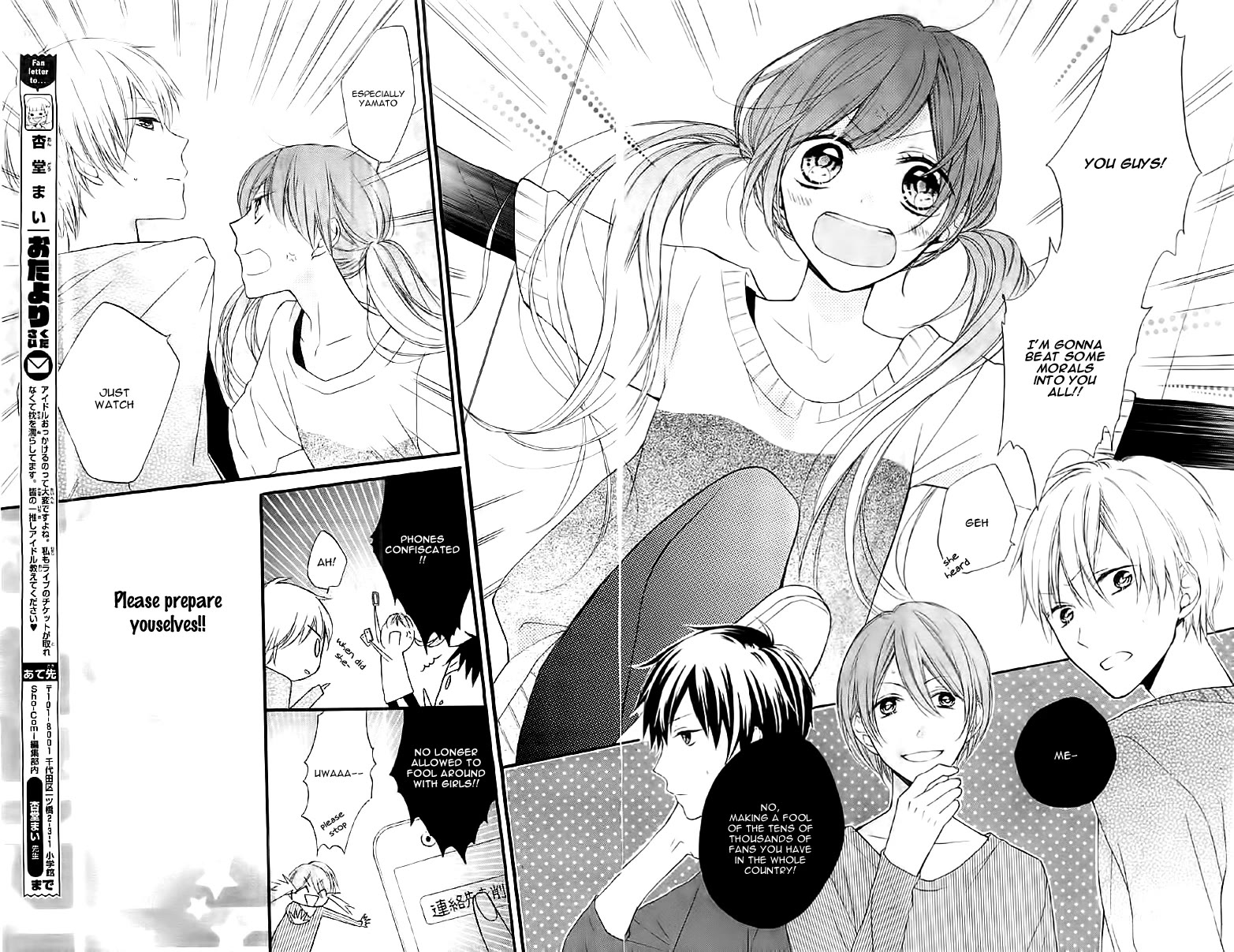 Naisho ja Tarinai yo Chapter 2 page 9 - Chapter 2: Moshimo Oshimen ni Gohoushi Dekitara