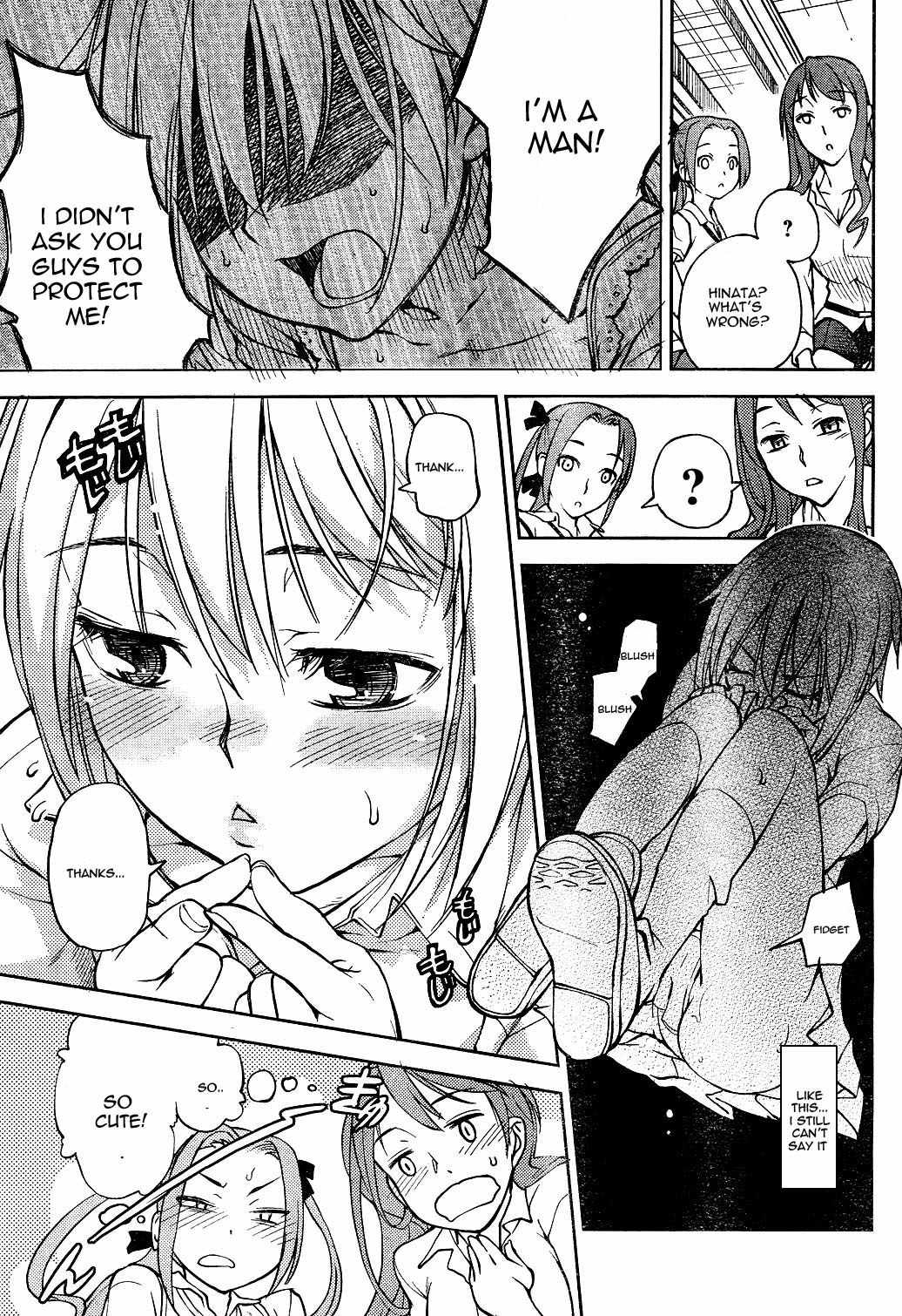 Naisho no Otome Revolver Chapter 1 page 13 - Chapter 1: I'm a Manly Man