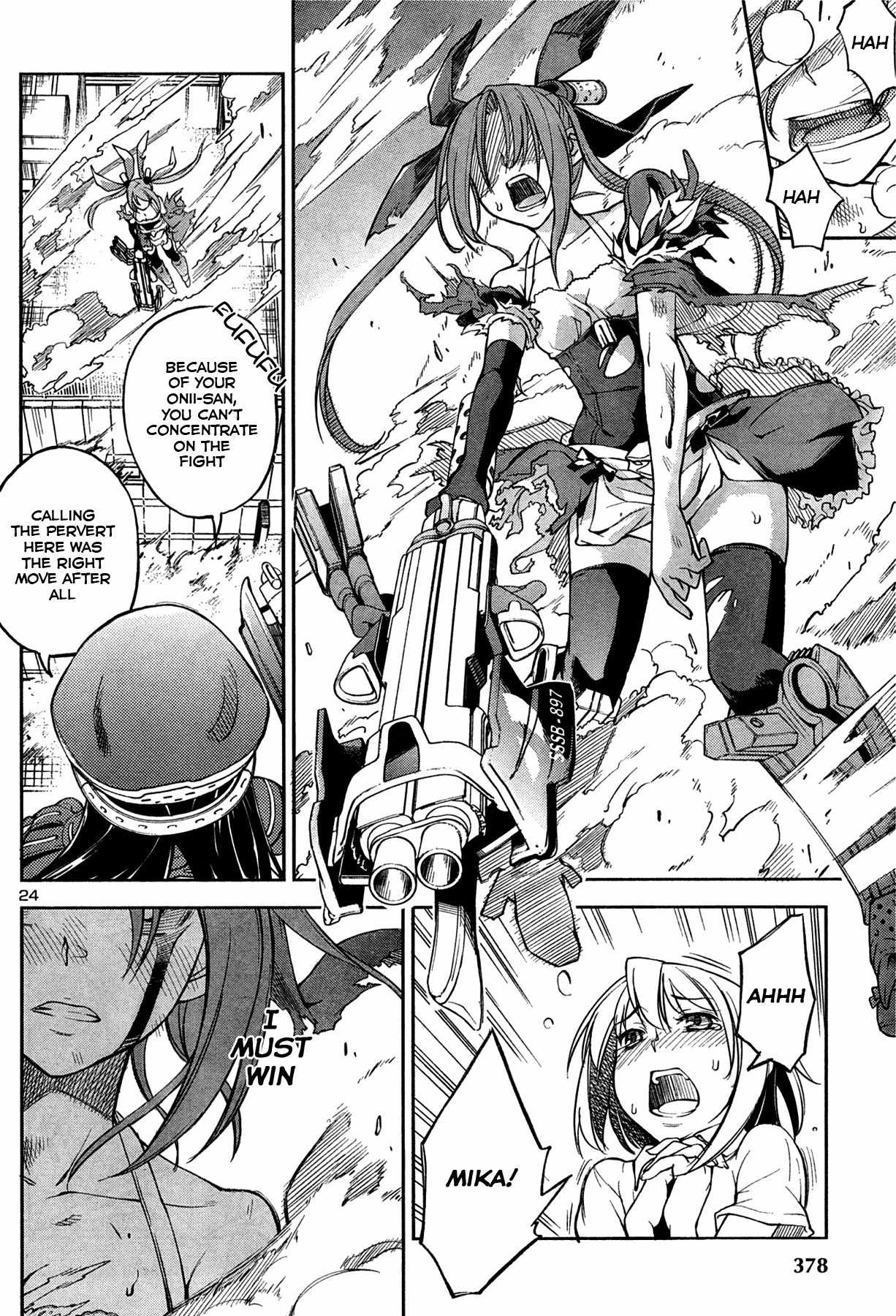 Naisho no Otome Revolver Chapter 3 page 24 - Chapter 3: Little Sister Showdown