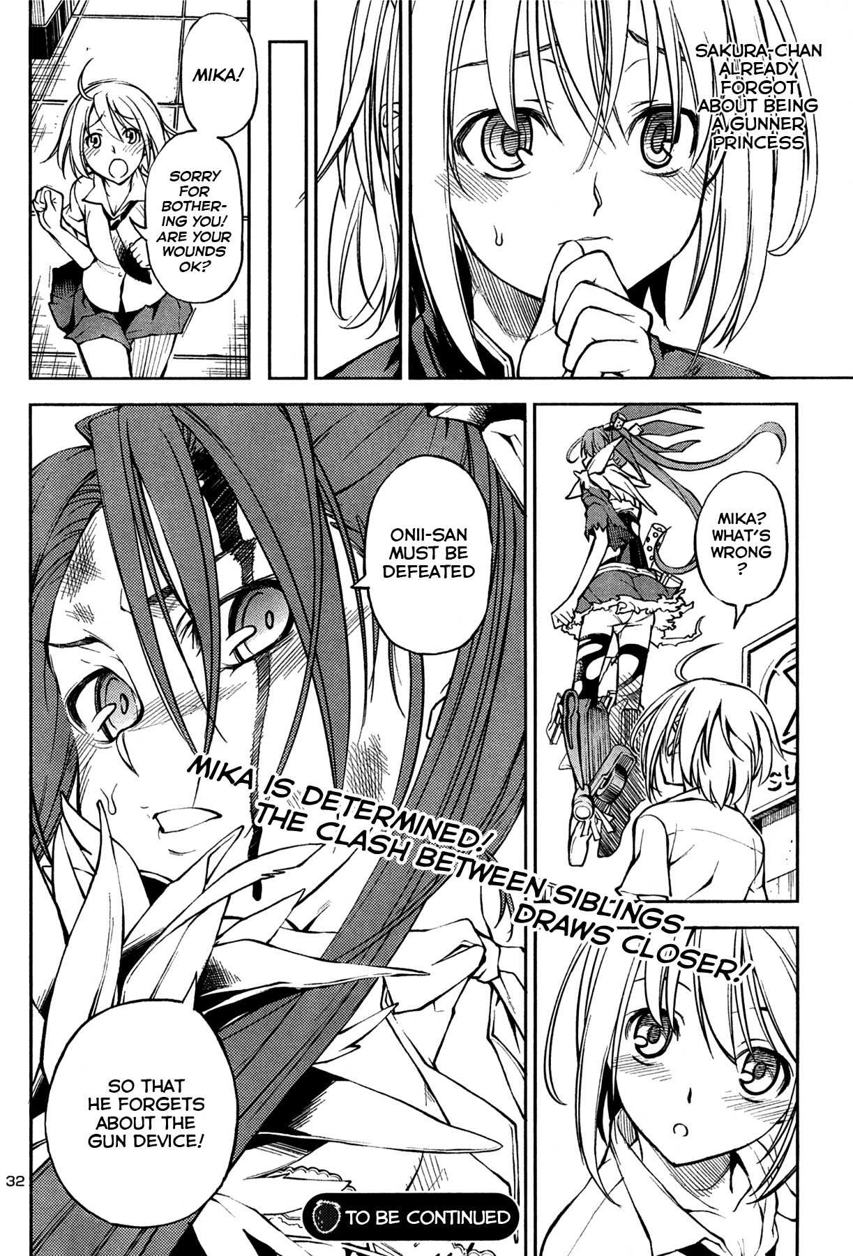 Naisho no Otome Revolver Chapter 3 page 32 - Chapter 3: Little Sister Showdown