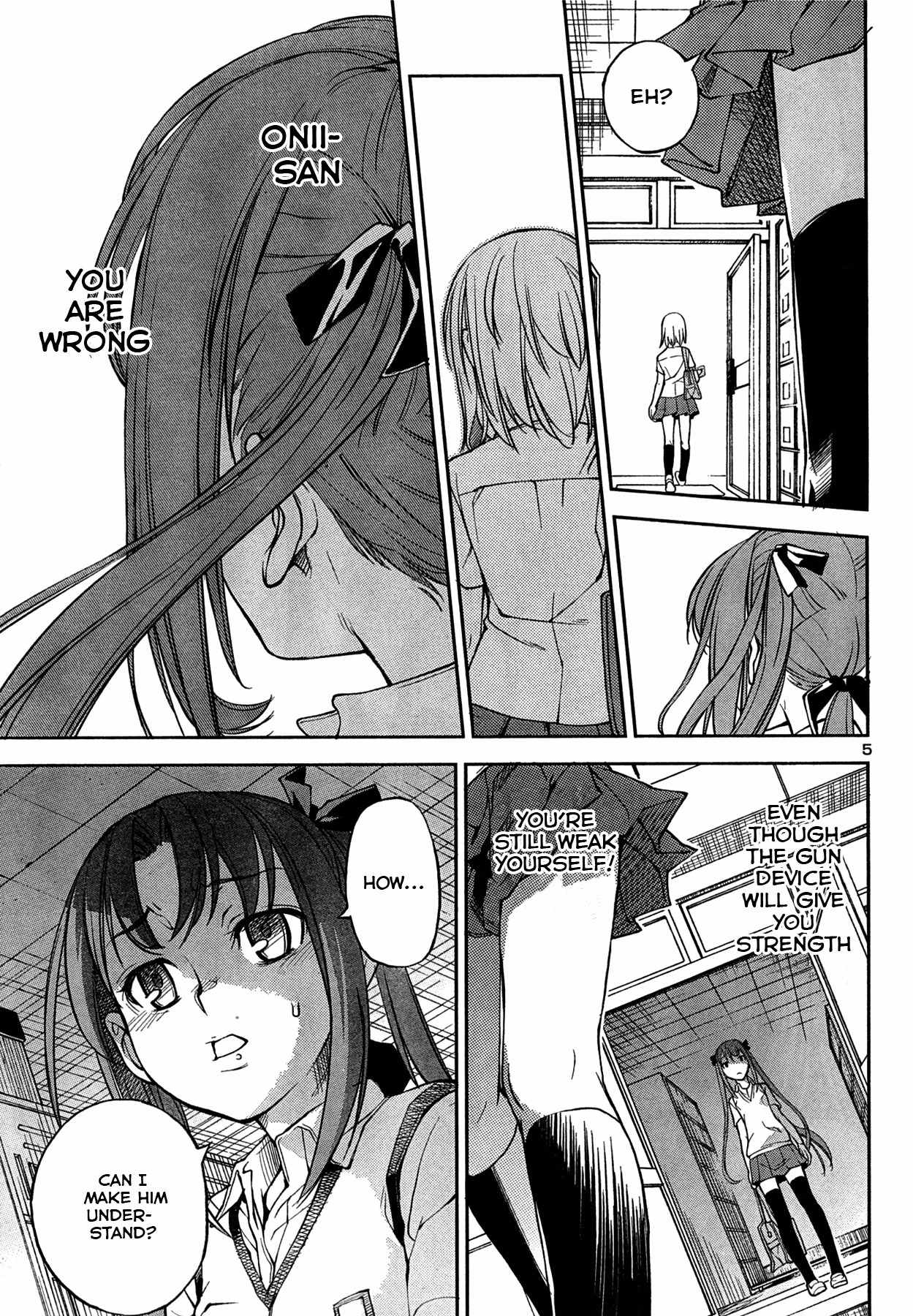 Naisho no Otome Revolver Chapter 3 page 5 - Chapter 3: Little Sister Showdown