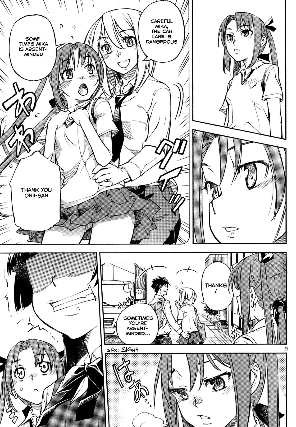 Naisho no Otome Revolver Chapter 3 page 9 - Chapter 3: Little Sister Showdown