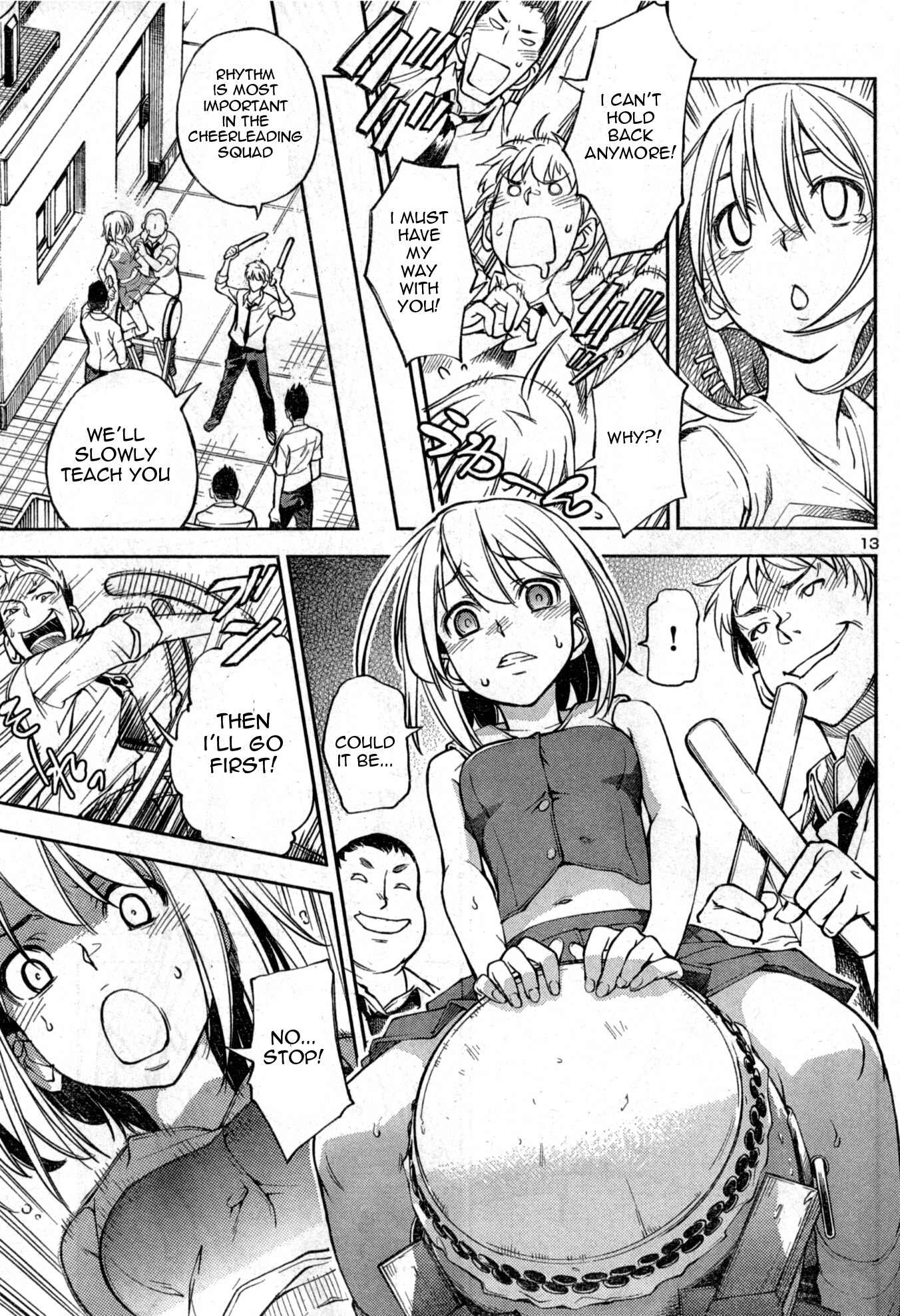 Naisho no Otome Revolver Chapter 4 page 13 - Chapter 4: Drums, Me, and the Roof