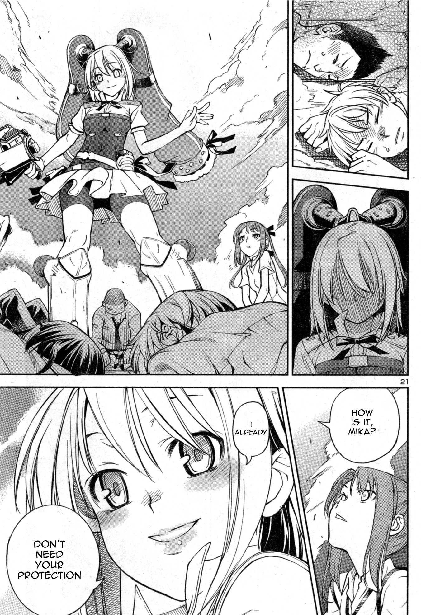 Naisho no Otome Revolver Chapter 4 page 21 - Chapter 4: Drums, Me, and the Roof