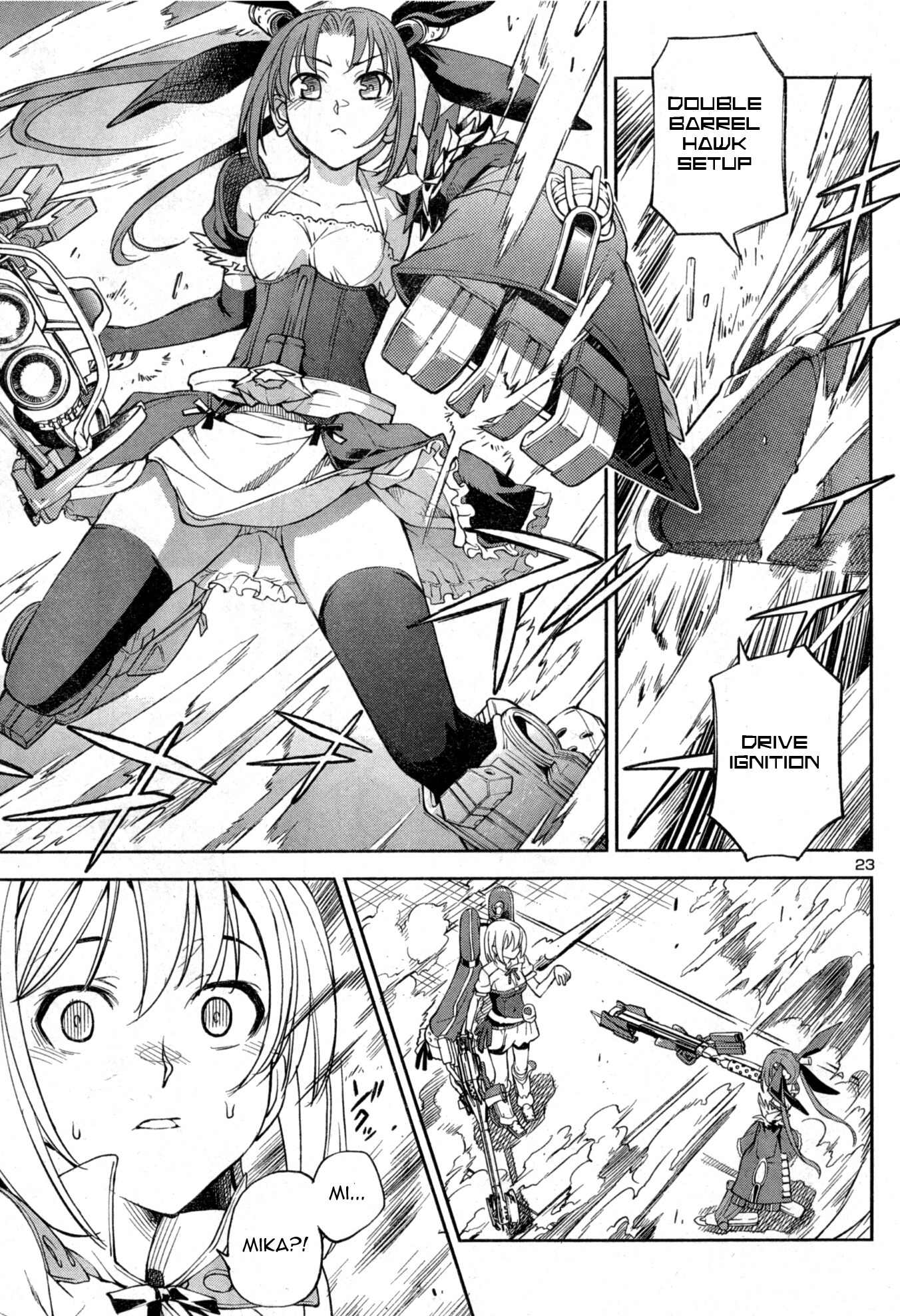 Naisho no Otome Revolver Chapter 4 page 23 - Chapter 4: Drums, Me, and the Roof