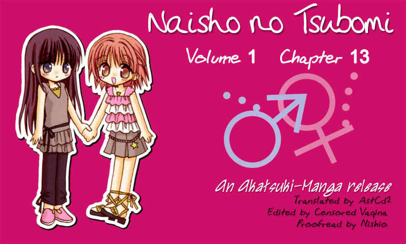 Naisho no Tsubomi Chapter 1.13 page 1 - Vol.1 Chapter 13: The Promise With Saya