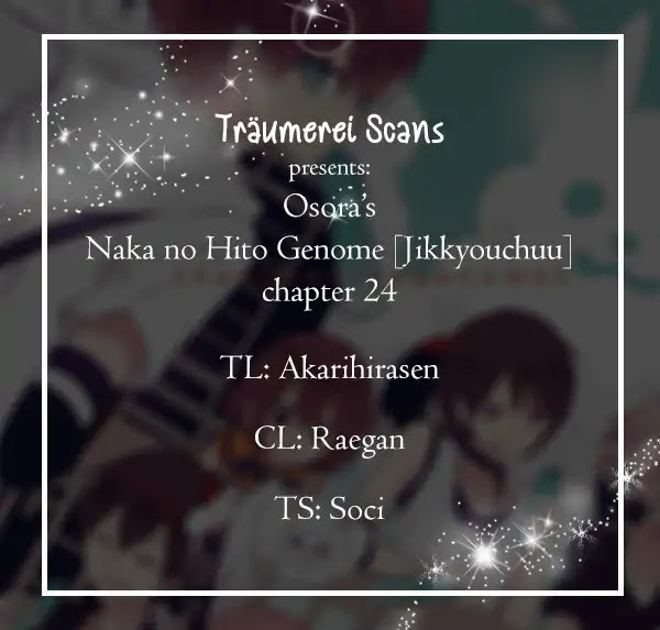 Naka no Hito Genome [Jikkyouchuu] Chapter 24 page 1 - Chapter 24: Dear Family