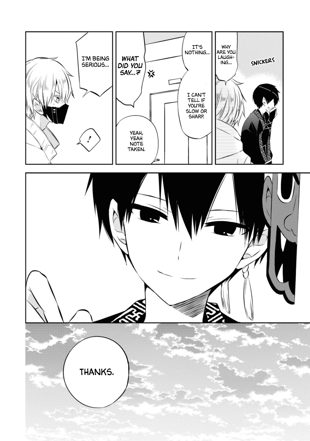 Naka no Hito Genome [Jikkyouchuu] Chapter 43 page 12 - Chapter 43: Joke Unlike You