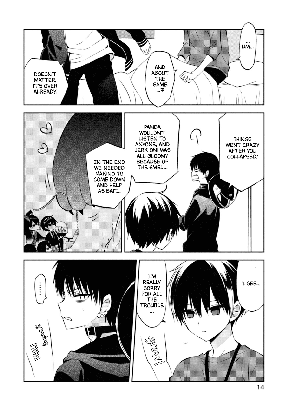 Naka no Hito Genome [Jikkyouchuu] Chapter 43 page 14 - Chapter 43: Joke Unlike You