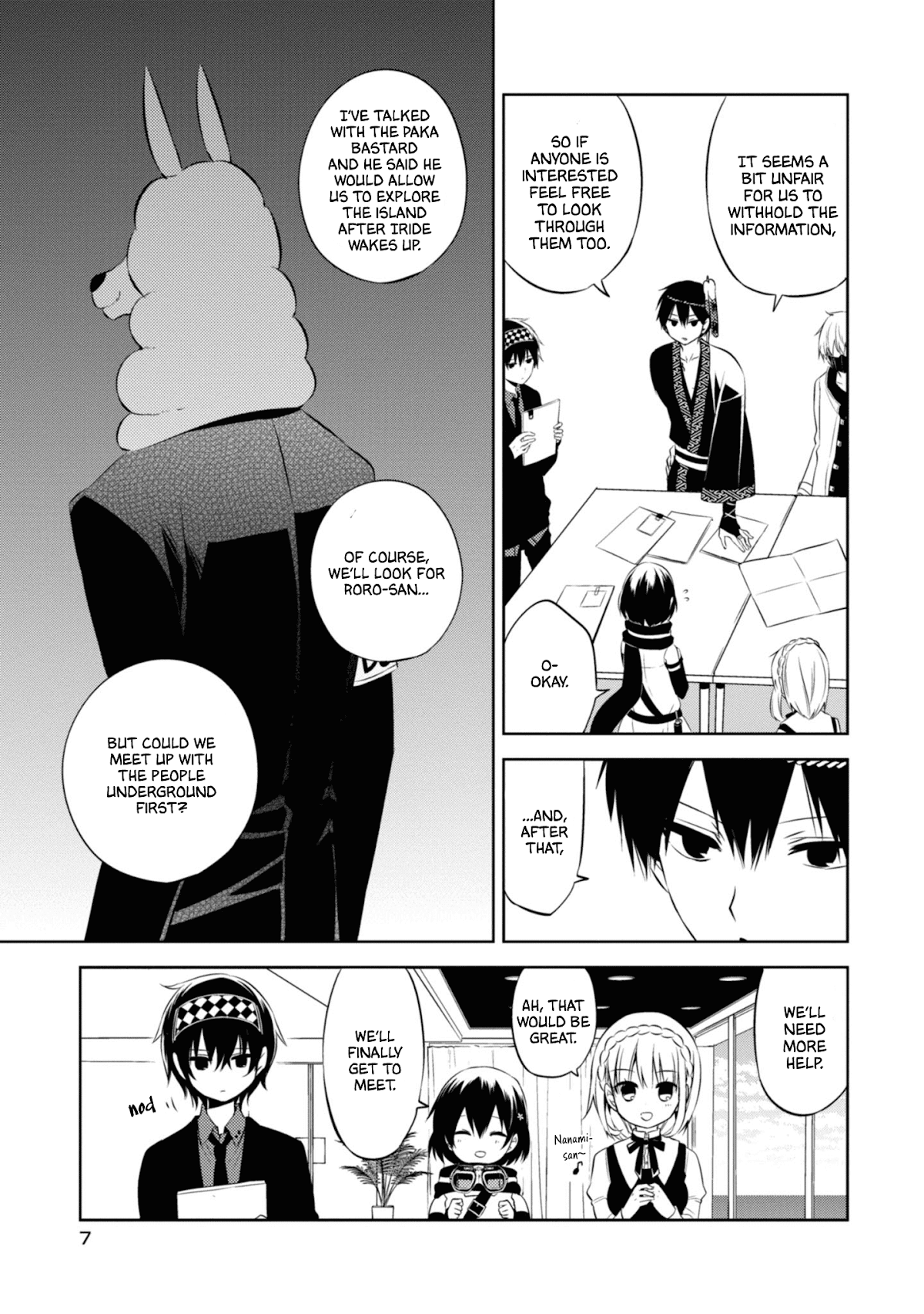 Naka no Hito Genome [Jikkyouchuu] Chapter 43 page 7 - Chapter 43: Joke Unlike You