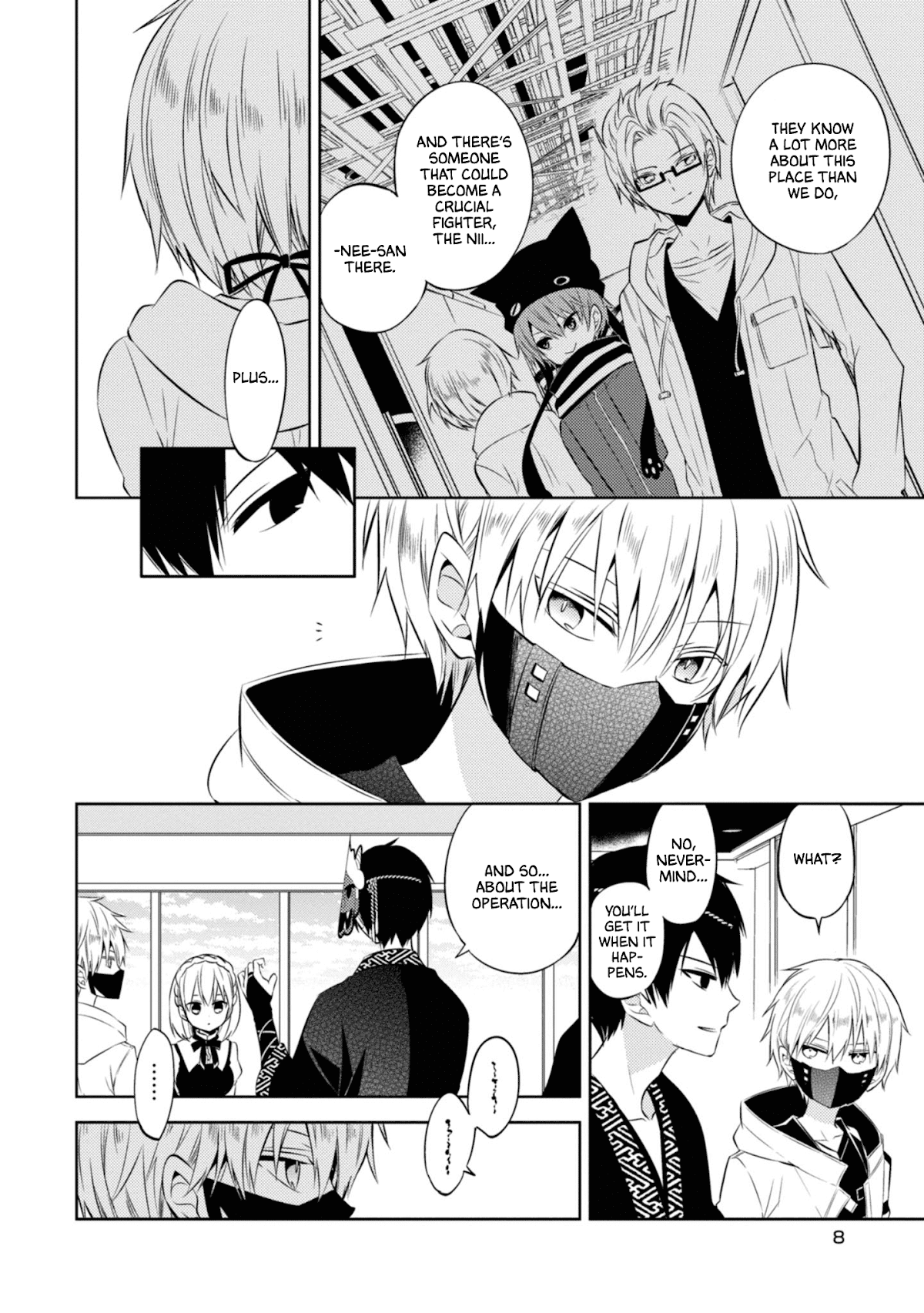 Naka no Hito Genome [Jikkyouchuu] Chapter 43 page 8 - Chapter 43: Joke Unlike You