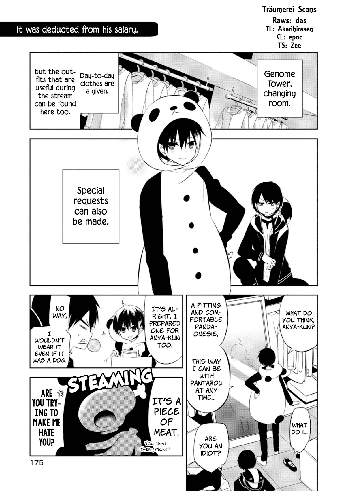 Naka no Hito Genome [Jikkyouchuu] Chapter 47.5 page 1 - Chapter 47.5: It was deducted from his salary