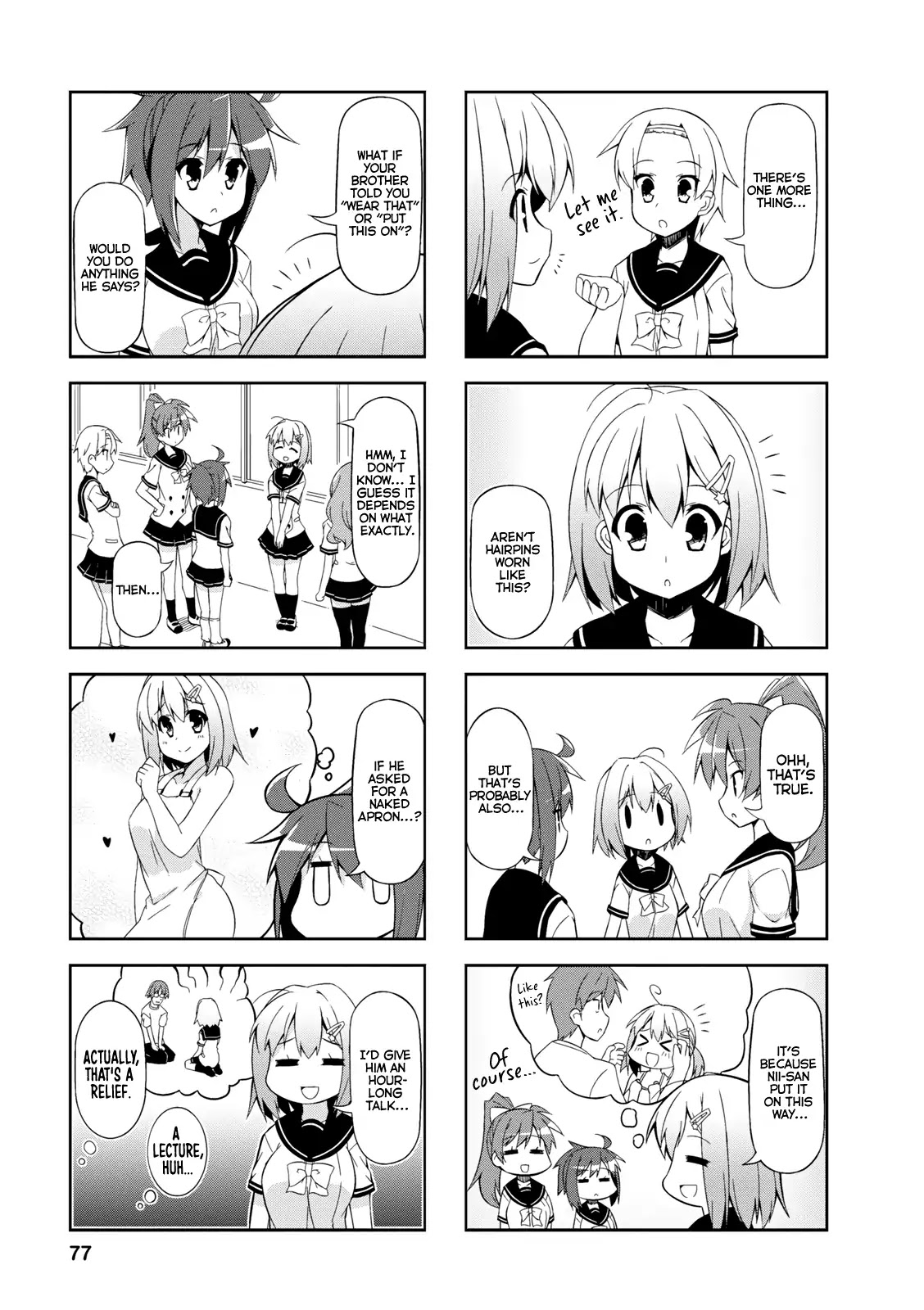 Nakahara-kun no Kahogo na Imouto Chapter 21 page 6 - Chapter 21