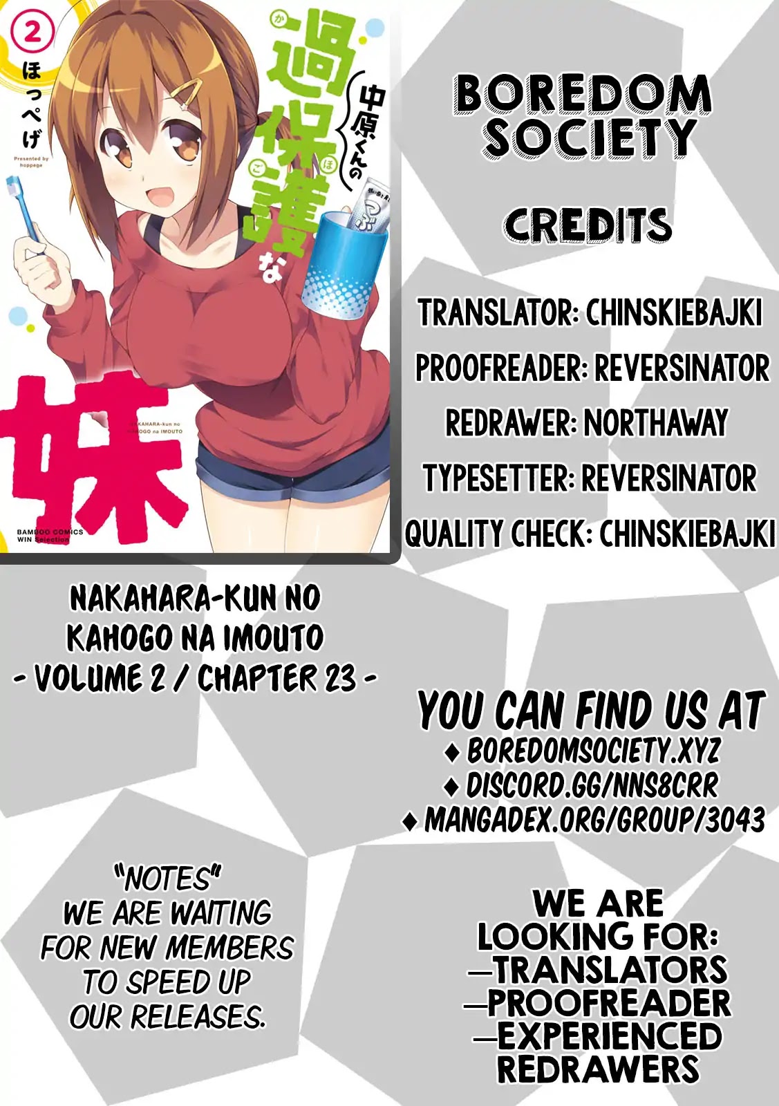 Nakahara-kun no Kahogo na Imouto Chapter 23 page 9 - Chapter 23