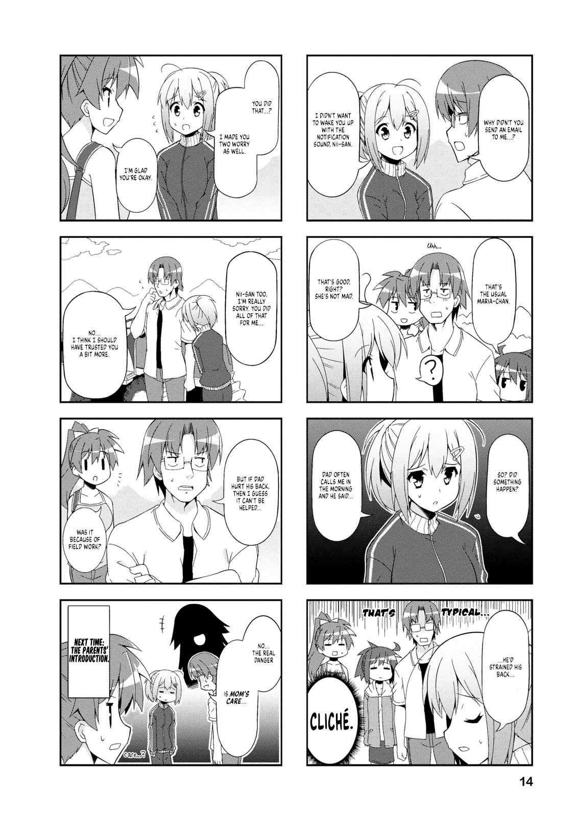 Nakahara-kun no Kahogo na Imouto Chapter 39 page 12 - Chapter 39
