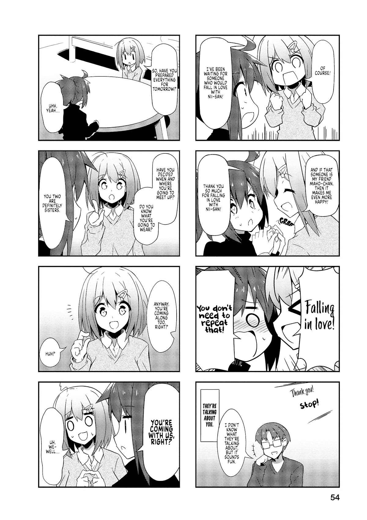 Nakahara-kun no Kahogo na Imouto Chapter 69 page 6 - Chapter 69
