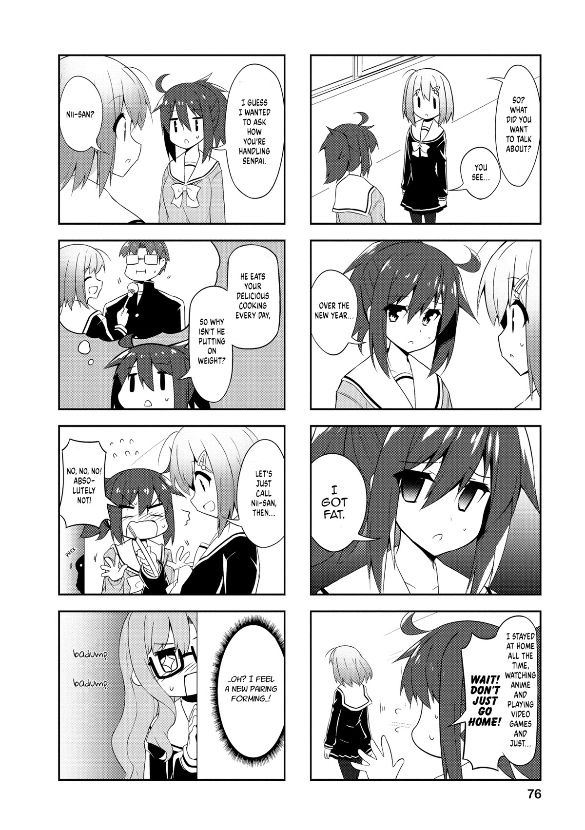 Nakahara-kun no Kahogo na Imouto Chapter 84 page 2 - Chapter 84