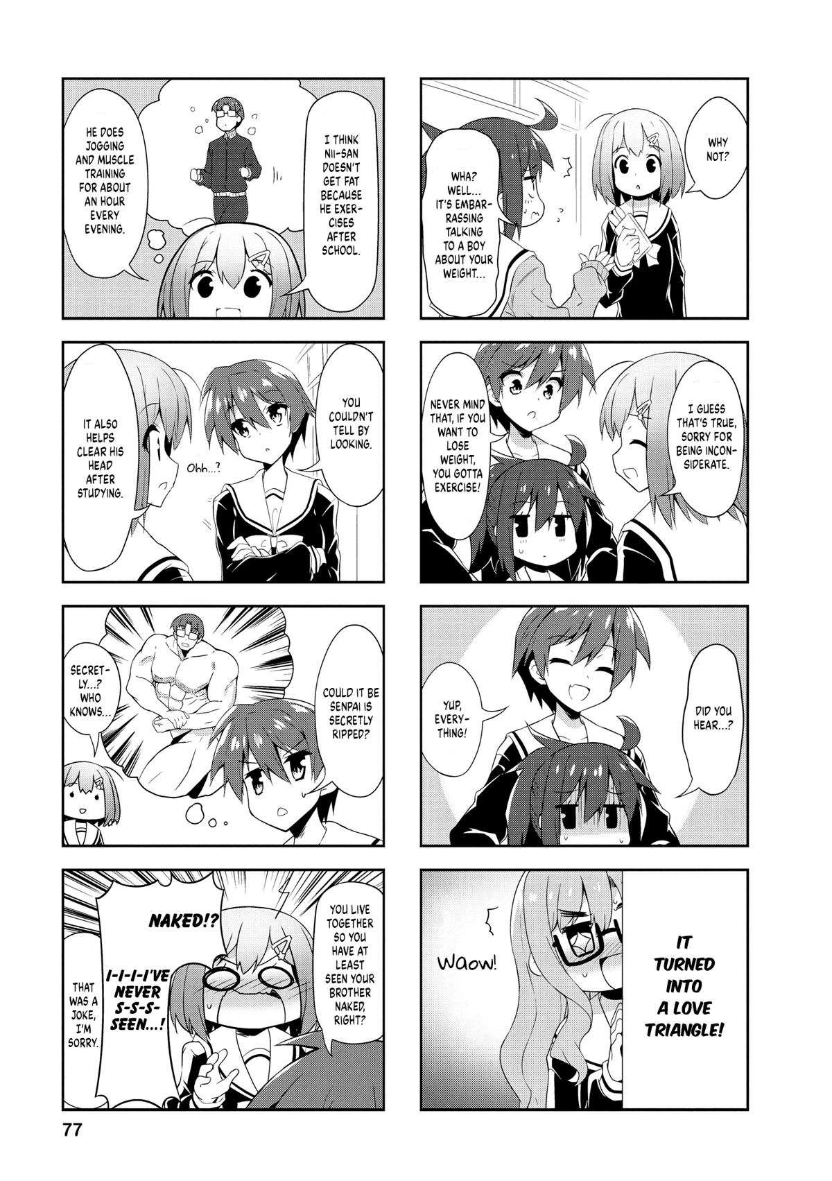 Nakahara-kun no Kahogo na Imouto Chapter 84 page 3 - Chapter 84