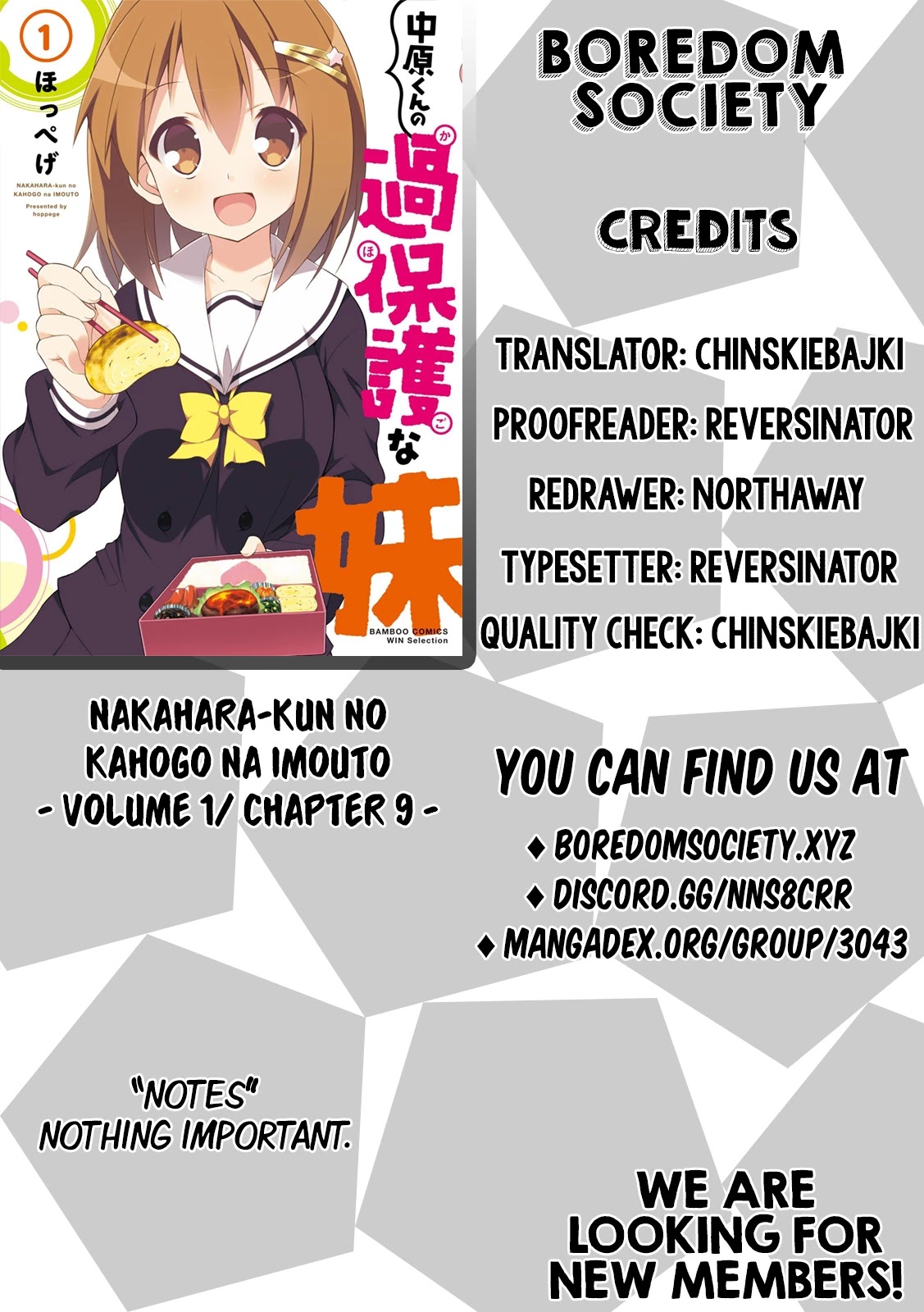 Nakahara-kun no Kahogo na Imouto Chapter 9 page 11 - Chapter 9