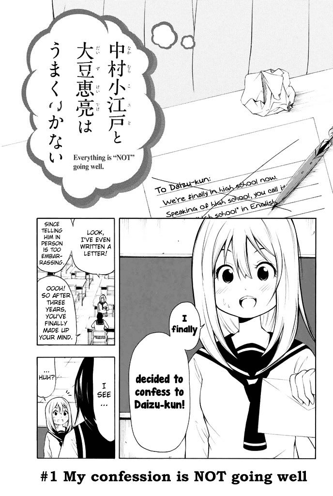 Nakamura Koedo to Daizu Keisuke wa Umakuikanai Chapter 1 page 2 - Chapter 1 : My Confession is NOT Going Well