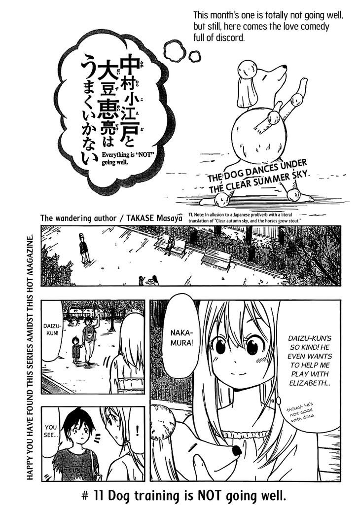 Nakamura Koedo to Daizu Keisuke wa Umakuikanai Chapter 11 page 2 - Chapter 11 : Dog training is NOT going well.