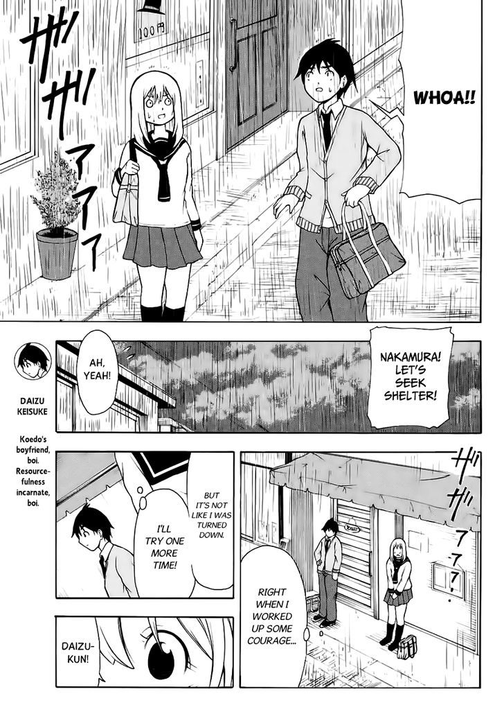 Nakamura Koedo to Daizu Keisuke wa Umakuikanai Chapter 14 page 4 - Chapter 14 : Seeking shelter from the rain is NOT going well.