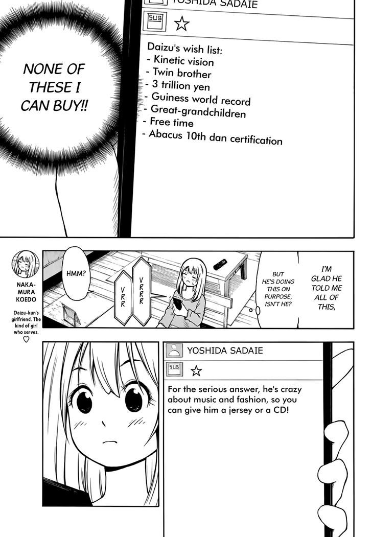 Nakamura Koedo to Daizu Keisuke wa Umakuikanai Chapter 17 page 4 - Chapter 17 : Choosing a present is NOT going well.