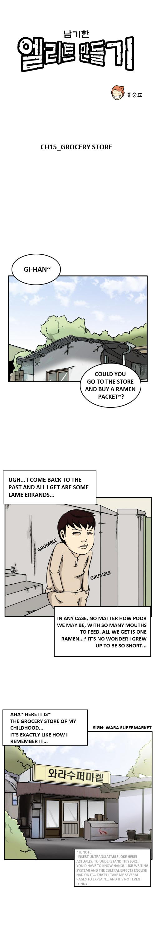 Nam Gi-han To be an Elite Chapter 15 page 1 - Chapter 15 : Grocery Store