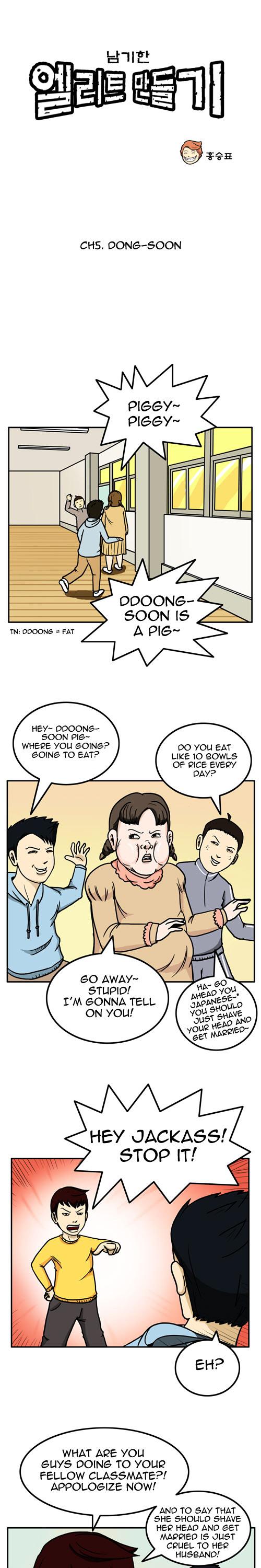 Nam Gi-han To be an Elite Chapter 5 page 1 - Chapter 5 : Dong-soon