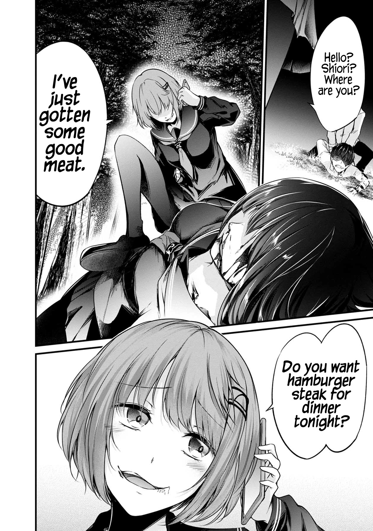 Namae no nai Kaibutsu Chapter 42 page 15 - Chapter 42: The Woman Who Eats Flesh