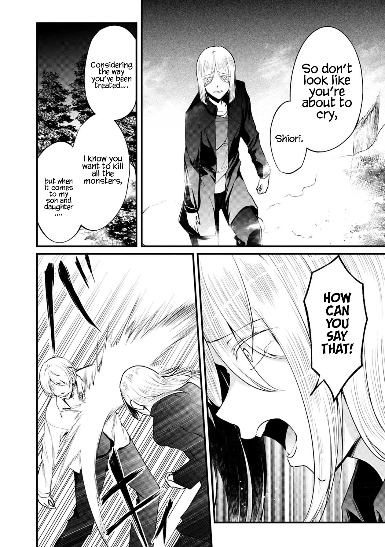 Namae no nai Kaibutsu Chapter 47 page 17 - Chapter 47: The Spiders Settlement