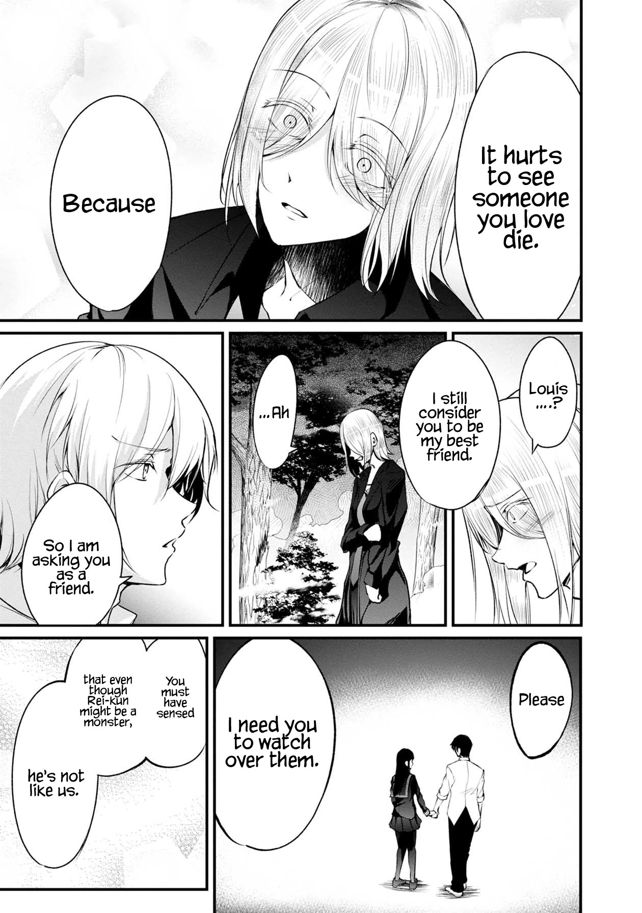 Namae no nai Kaibutsu Chapter 47 page 24 - Chapter 47: The Spiders Settlement