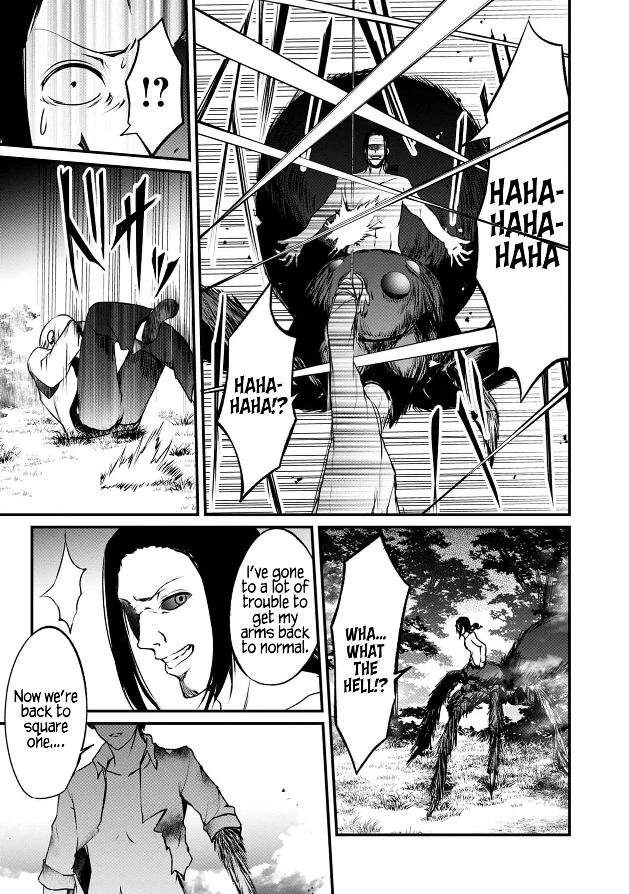 Namae no nai Kaibutsu Chapter 47 page 40 - Chapter 47: The Spiders Settlement