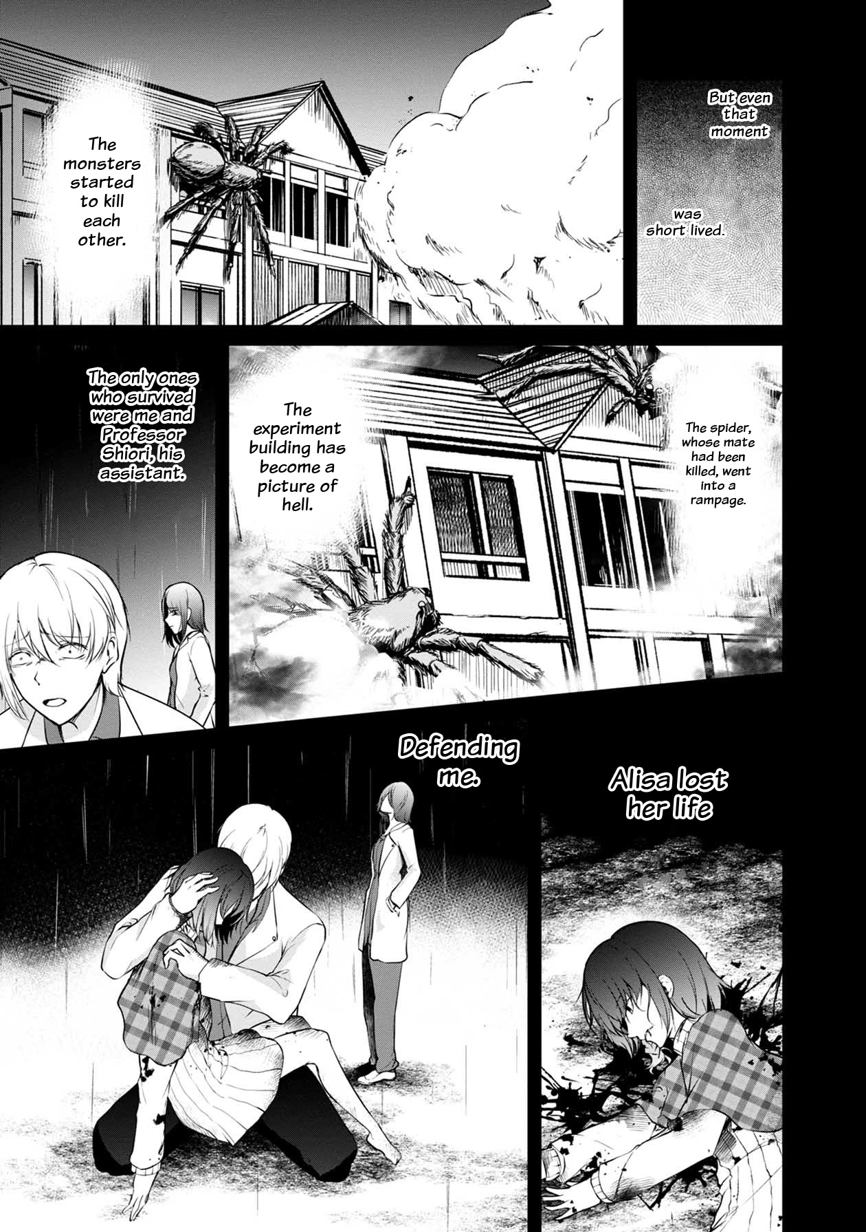 Namae no nai Kaibutsu Chapter 47 page 8 - Chapter 47: The Spiders Settlement