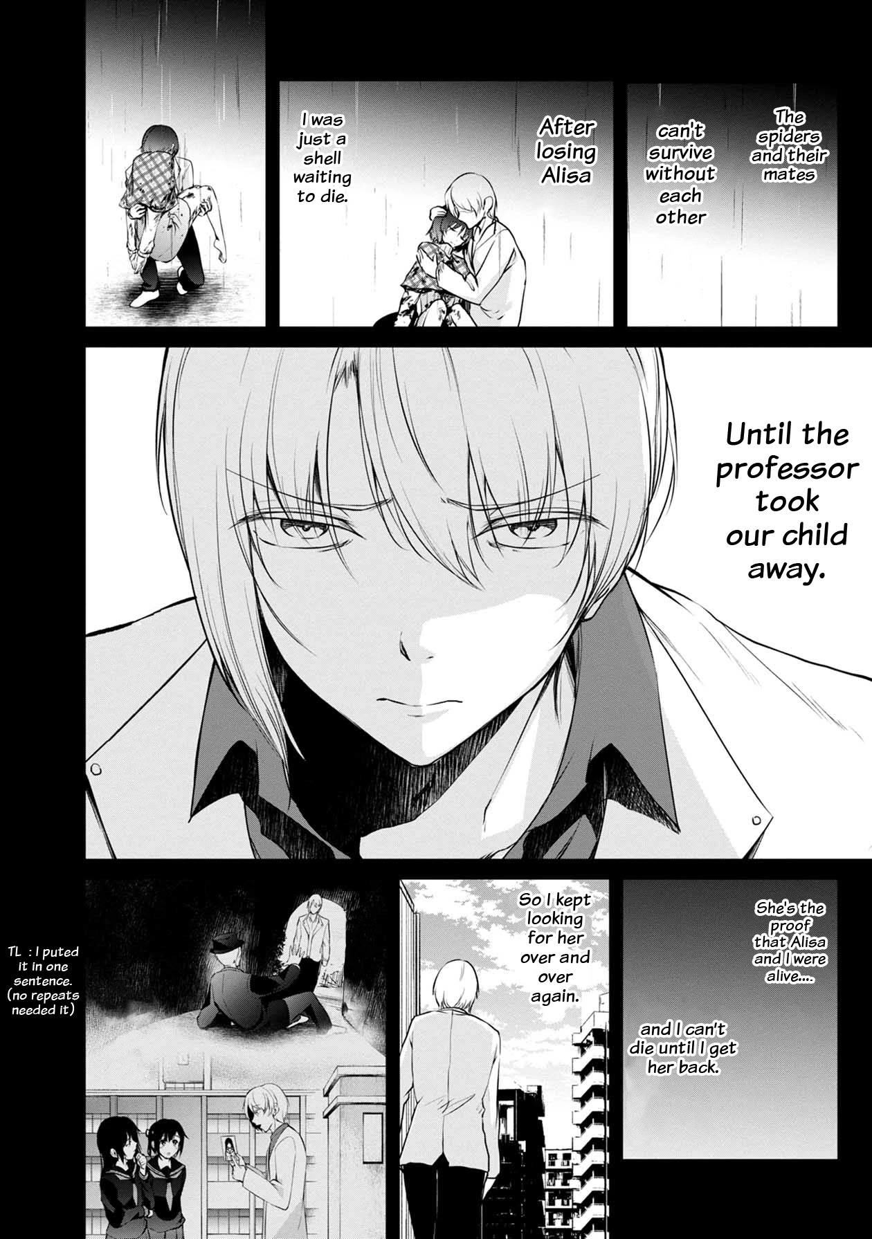 Namae no nai Kaibutsu Chapter 47 page 9 - Chapter 47: The Spiders Settlement