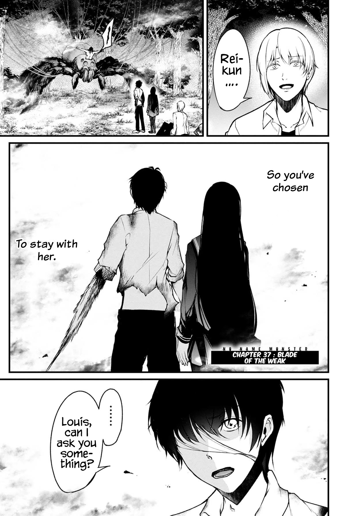 Namae no nai Kaibutsu Chapter 48 page 2 - Chapter 48: Blade of the Weak